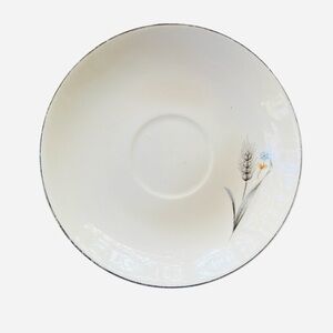 Vintage Platinum Wheat Saucer Harvest Time Fine Arts